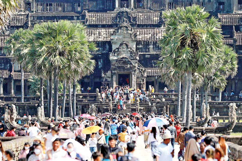 AE show 50% foreign tourist growth at Angkor Park in Jan